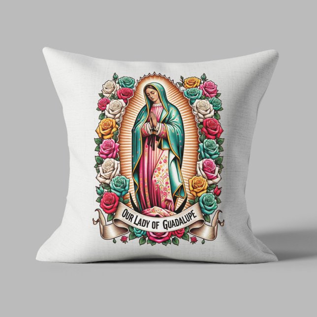 Cojín Decorativo Nuestra Señora de Guadalupe (Subido por el creador)