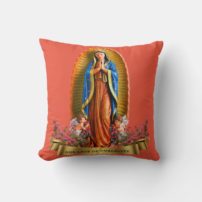 Cojín Decorativo Nuestra Señora de Guadalupe (Anverso)