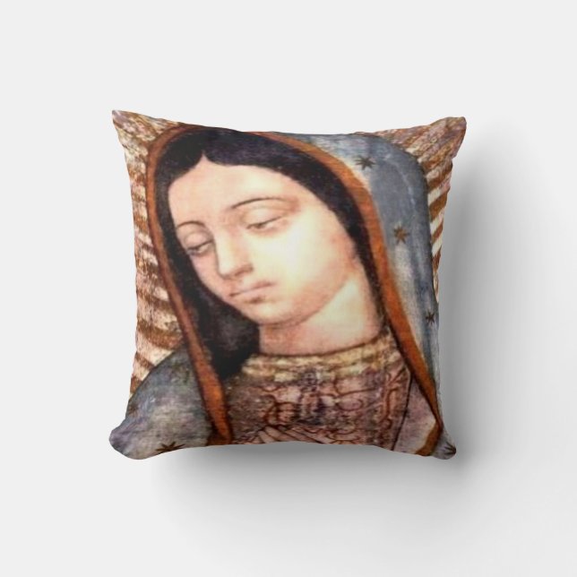 Cojín Decorativo Nuestra Señora de Guadalupe Pillow (Anverso)
