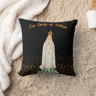 Cojín Decorativo Nuestra Señora de la procesión Fátima de las Velas