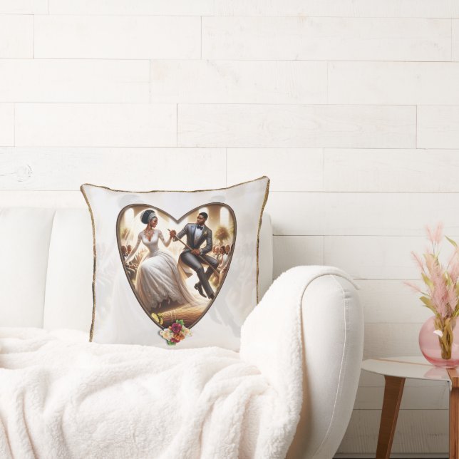 Cojín Decorativo Nuestro Día de la Boda Bliss Elegante (Sofá)