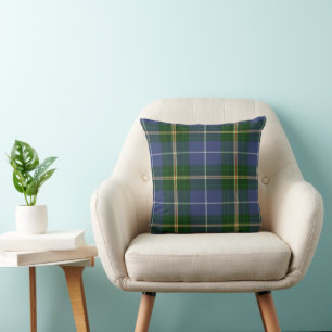 Cojín Decorativo Nueva Escocia Tartán Plaid Decorador de lanzamient