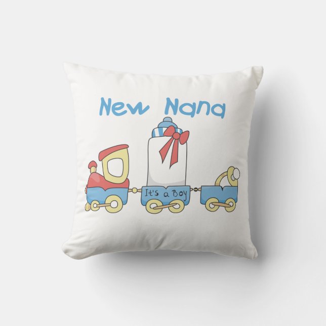 Cojín Decorativo Nueva Nana - Regalos de trenes (Anverso)