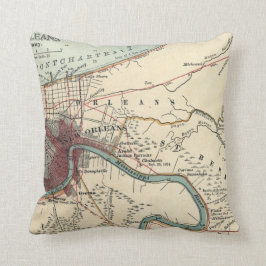 Cojín Decorativo Nueva Orleans Map Pillow