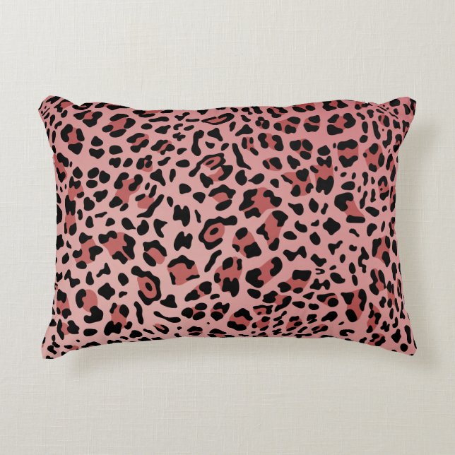 Cojín Decorativo Nueva textura de leopardo 13 (Anverso)