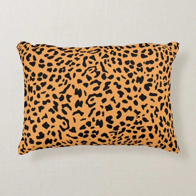 Cojín Decorativo Nueva Textura de Leopardo 8 (Anverso)