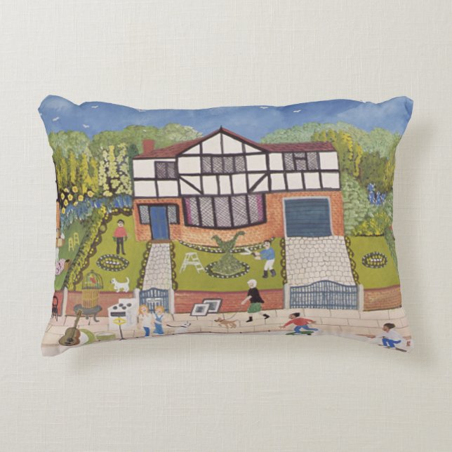 Cojín Decorativo Nueva vecindad (Anverso)