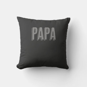 Cojín Decorativo Nuevo texto de "Papá"