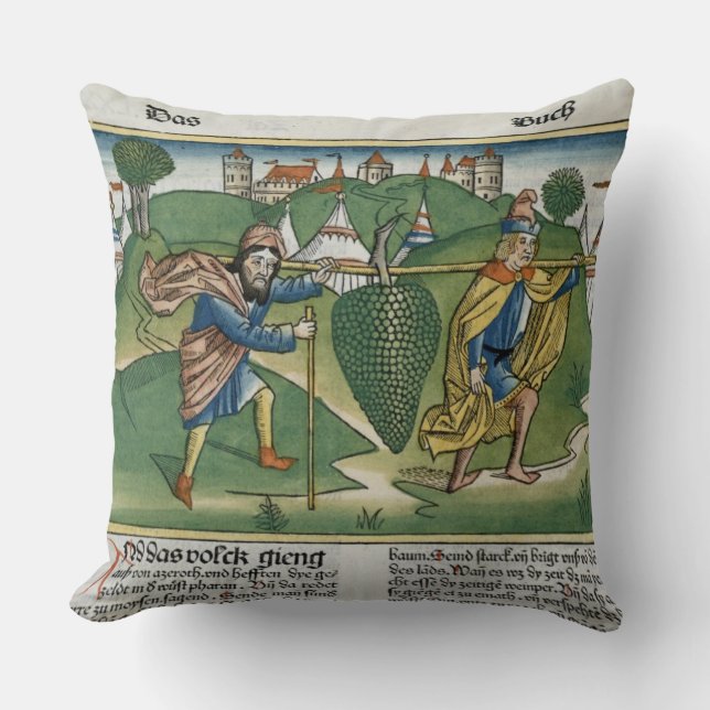 Cojín Decorativo Números 13 23 las uvas de Eschol, del 'Nure (Anverso)