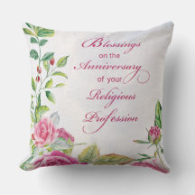 Nun Aniversario de la profesión religiosa rosas ro
