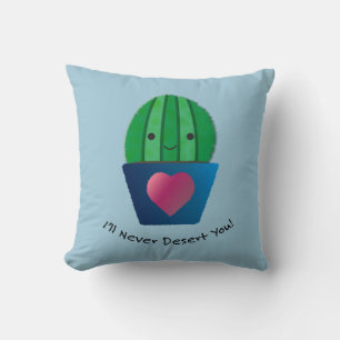 Cojín Decorativo Nunca te desataré Cactus
