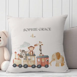 Cojín Decorativo Nurerales Zoo Safari Nursery Animales Bebés