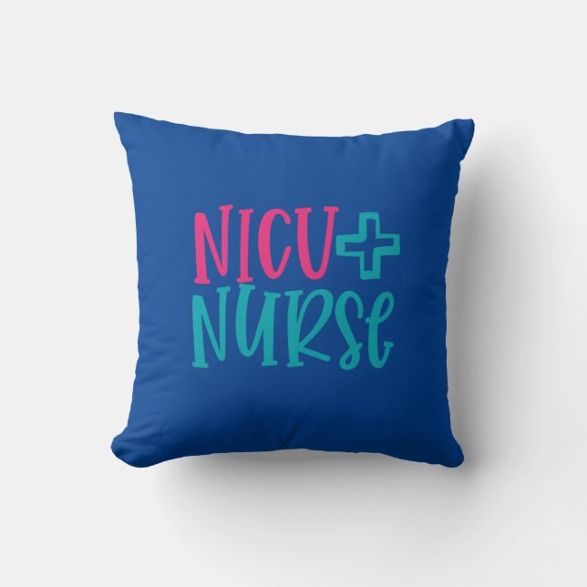 Cojín Decorativo Nurse Gift | Enfermero de la NICU (Anverso)