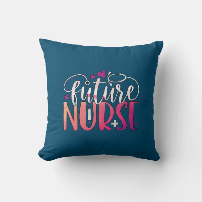Cojín Decorativo Nurse Gift | Future Nurse (Anverso)