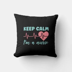 Cojín Decorativo Nurse Gift Mantener La Calma Soy Una Enfermera