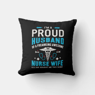 Cojín Decorativo Nurse Gift   Soy Un Esposo Orgulloso