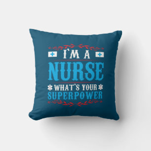 Cojín Decorativo Nurse Gift   Soy Una Enfermera Que Es Tu