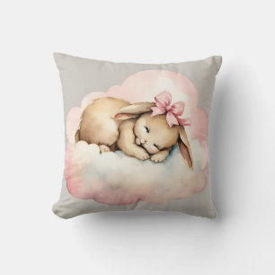 Cojín Decorativo Nursera de Chicas de Conejo Nómada