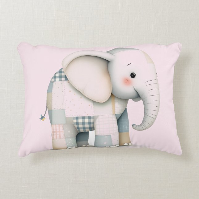 Cojín Decorativo Nursera suave pastel (Anverso)