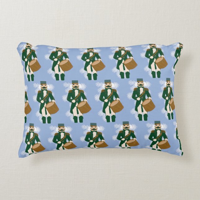 Cojín Decorativo Nutcracker Frosted Blue Rectangular Cushion (Anverso)