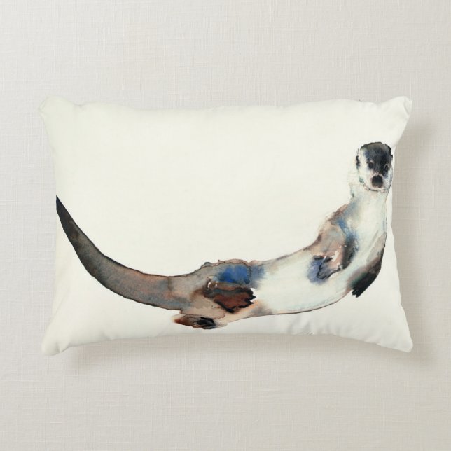 Cojín Decorativo Nutria curiosa 2003 (Anverso)