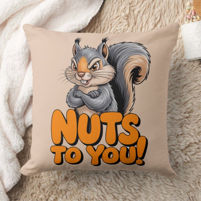 Cojín Decorativo Nuts To You Ardilla (Manta)