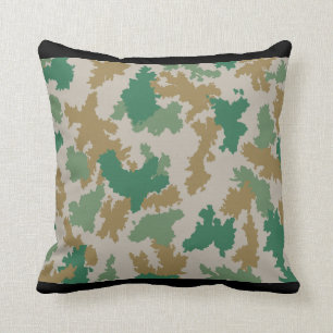 Cojín Decorativo NVA Flächentarn (Flecktarn/Blumentarn)