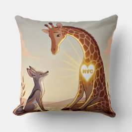 Cojín Decorativo NVC Giraffe y Chacal - Comunicación No Violenta