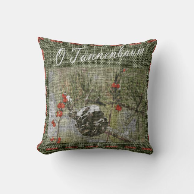 Cojín Decorativo O Tannenbaum (Anverso)