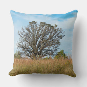 Cojín decorativo Oak Tree and Tall Grass Prairie