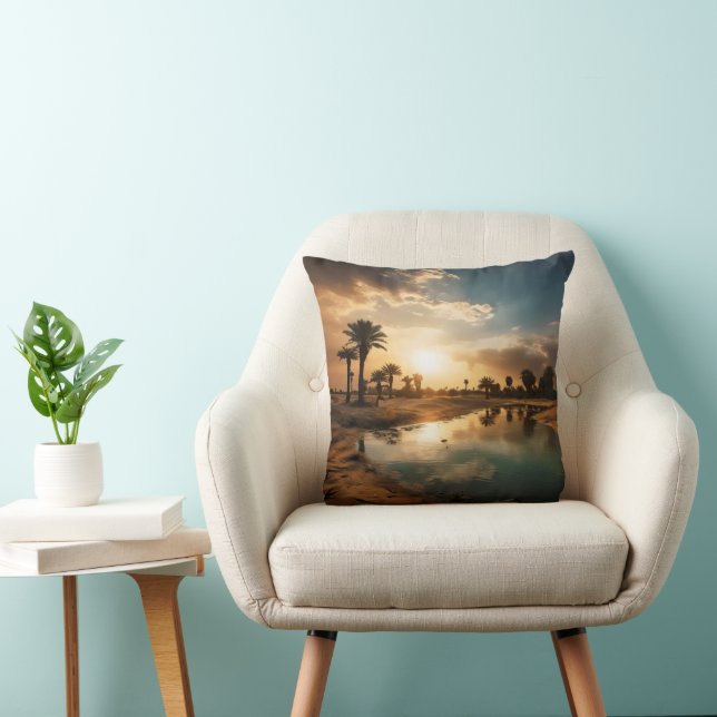Cojín Decorativo Oasis del desierto (Silla)
