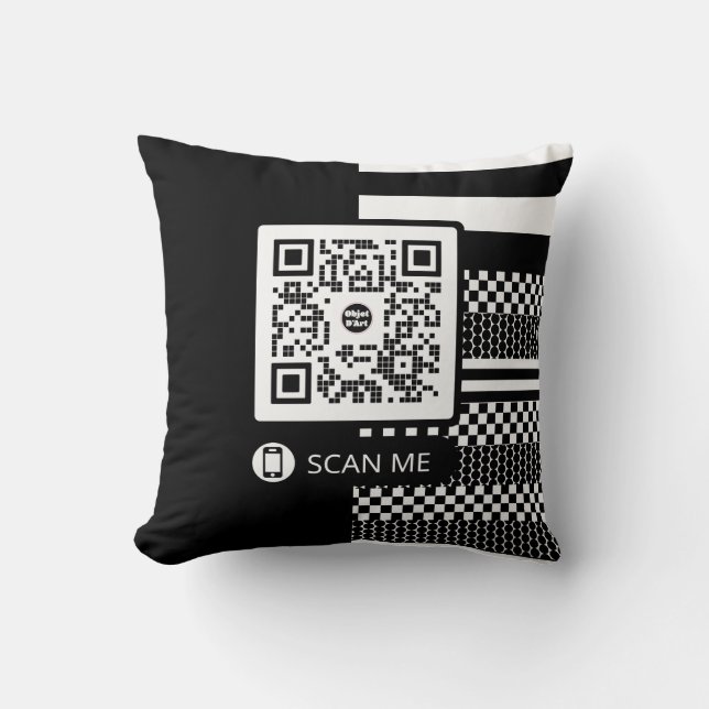 Cojín Decorativo Objetivo De Arte (Anverso)