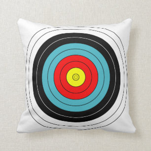 Cojín Decorativo Objetivo de tiro con arco