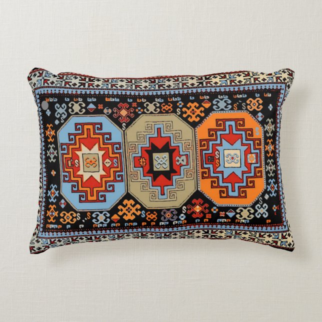 Cojín Decorativo Obra de arte de Armenia Accent Pillow (Anverso)