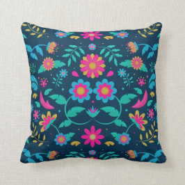 Cojín Decorativo Obra de arte mexicana de estilo