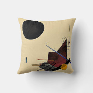 Cojín Decorativo Obra de Wassily Kandinsky, Relación Negra,