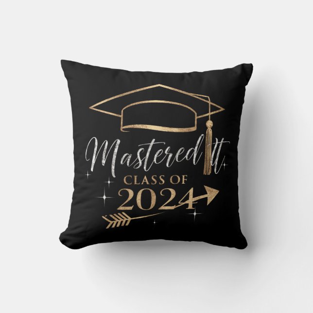 Cojín Decorativo Obsequios de graduación para su máster en clases d (Anverso)
