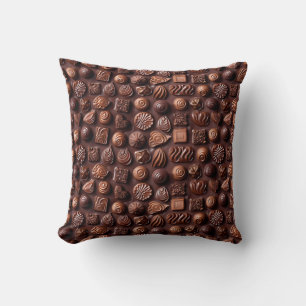 Cojín Decorativo Obsesión por el amante del chocolate - Chocolate r