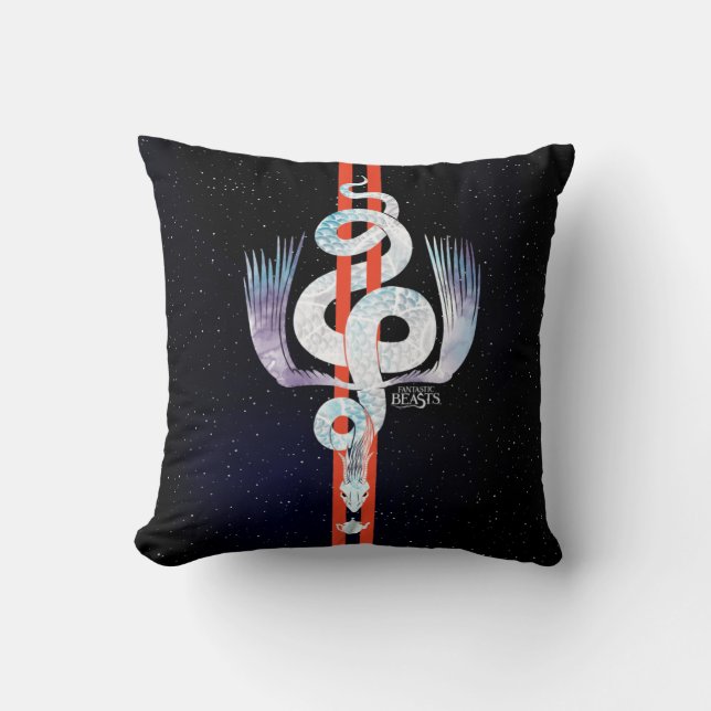 Cojín Decorativo Ocamy de bestias fantásticas (Anverso)