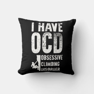 Cojín Decorativo OCD Obsessive Climbing Disorder Graphic 