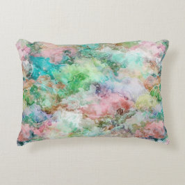Cojín Decorativo Ocean Abstract Watercolor Grunge Pattern 