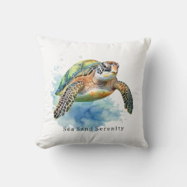 Cojín Decorativo Ocean Beach Sea Turtles