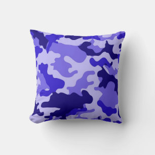 Cojín decorativo Ocean Blue Camo