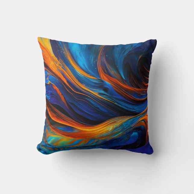 Cojín Decorativo Ocean Lava "Astralswirl" (Anverso)