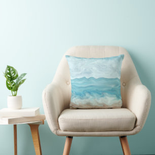 Cojín Decorativo Ocean Sea View 267 azul turquesa