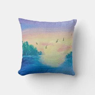 Cojín decorativo Ocean Sunset - Dolor paisajístico
