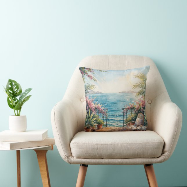 Cojín Decorativo Ocean Terrace with a Peaceful View (Silla)