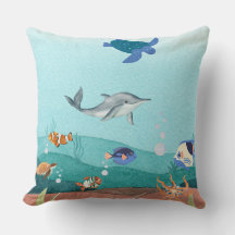 Océano acuático, submarino