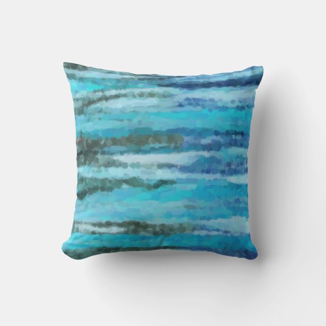 Cojín Decorativo Océano azul (Anverso)