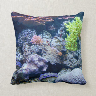 Cojín Decorativo Océano bajo el agua, mar, imagen real